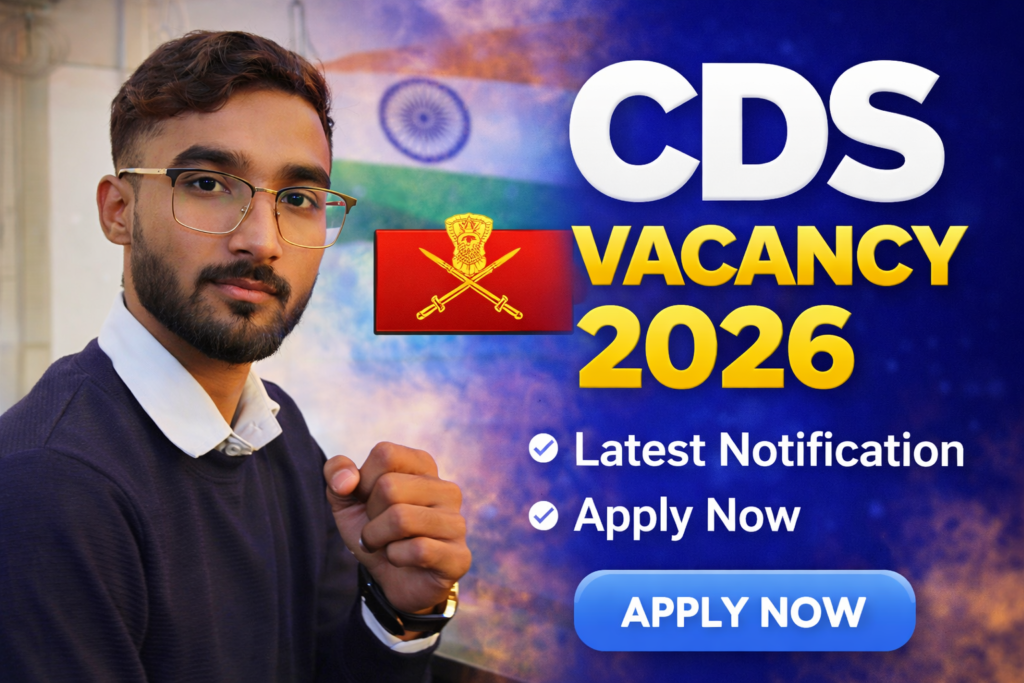 CDS Recruitment 2026 Apply Online, Eligibility, Salary, Selection Process | UPSC CDS 2026